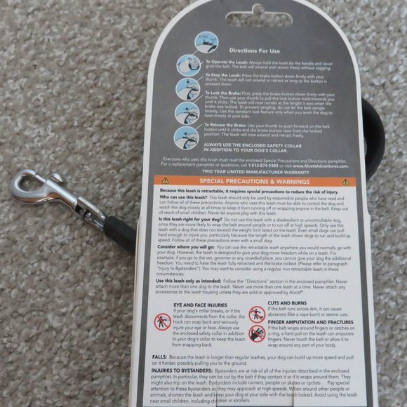 Like New Alcott Adventure Retractable Dog Leash - Small - Picture 4 of 11
